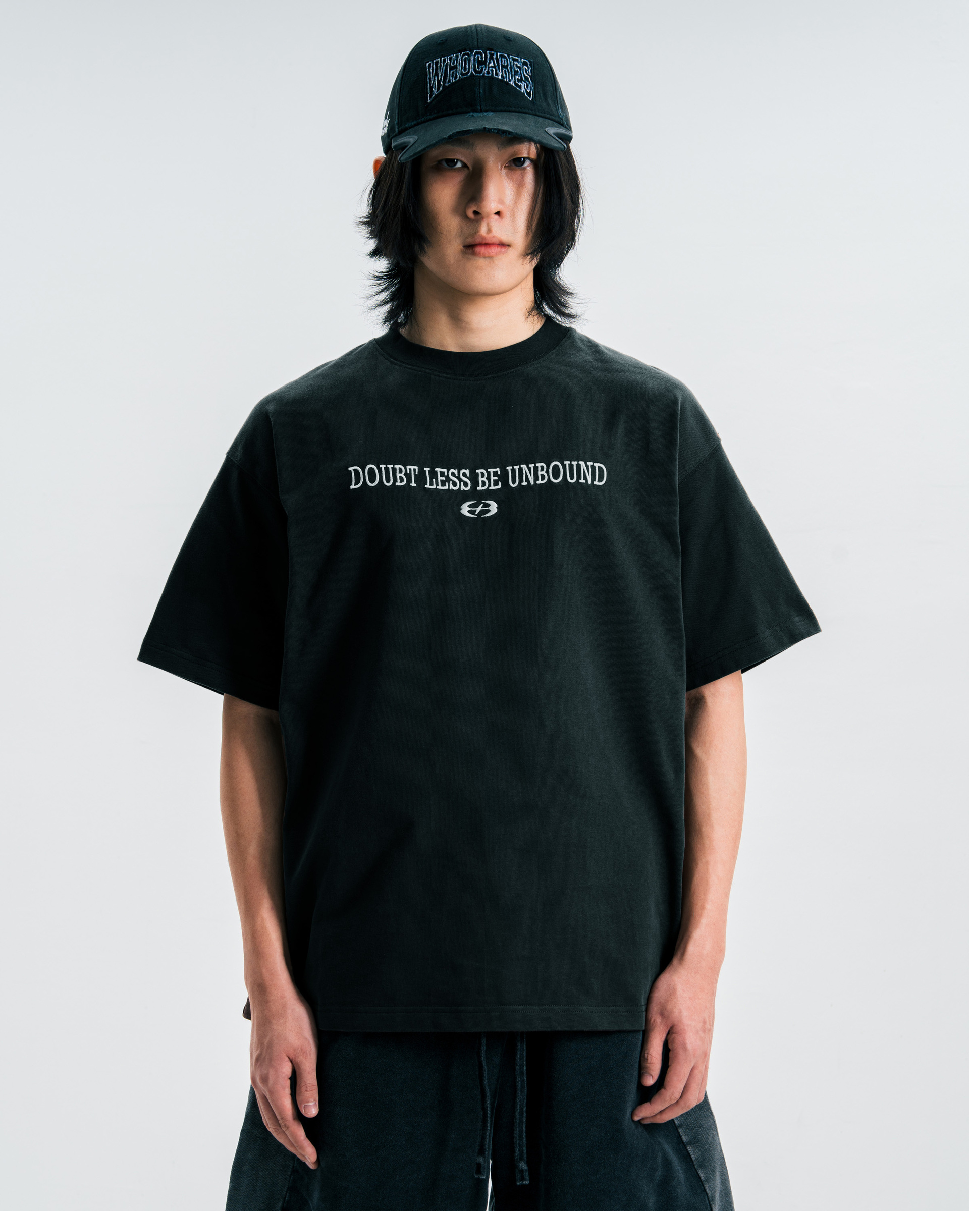  No Doubt Washed Tee (Black) Close Front