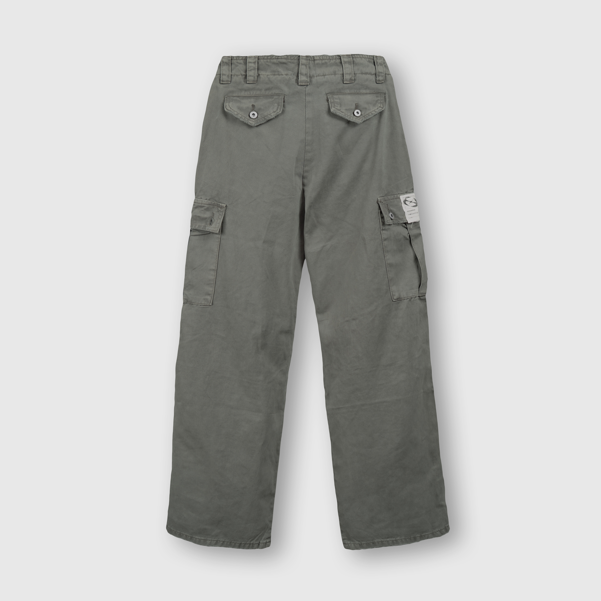 ID Patch Cargo Pants Back