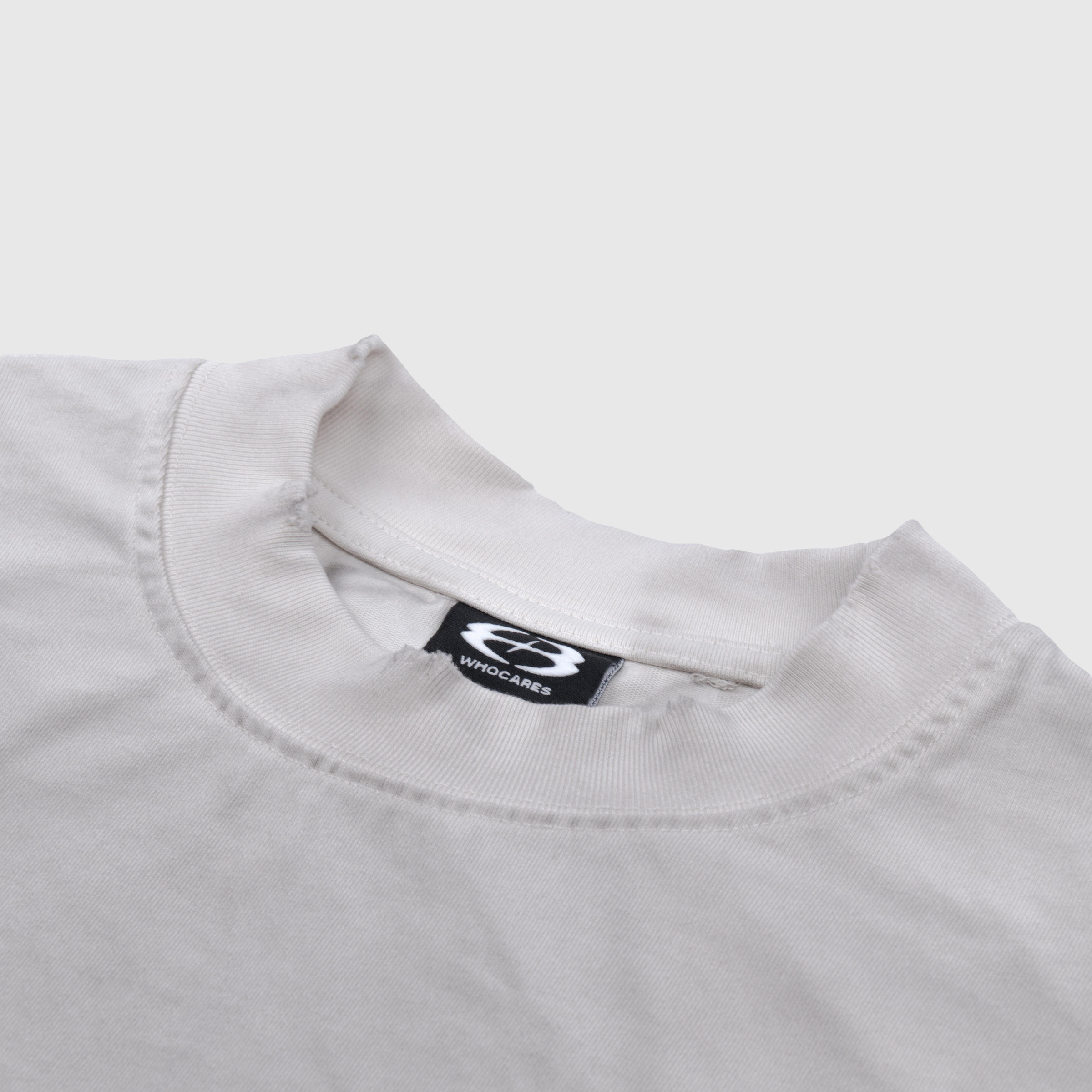 No Fear Quote Tee (Off-White)_CloseUp_2