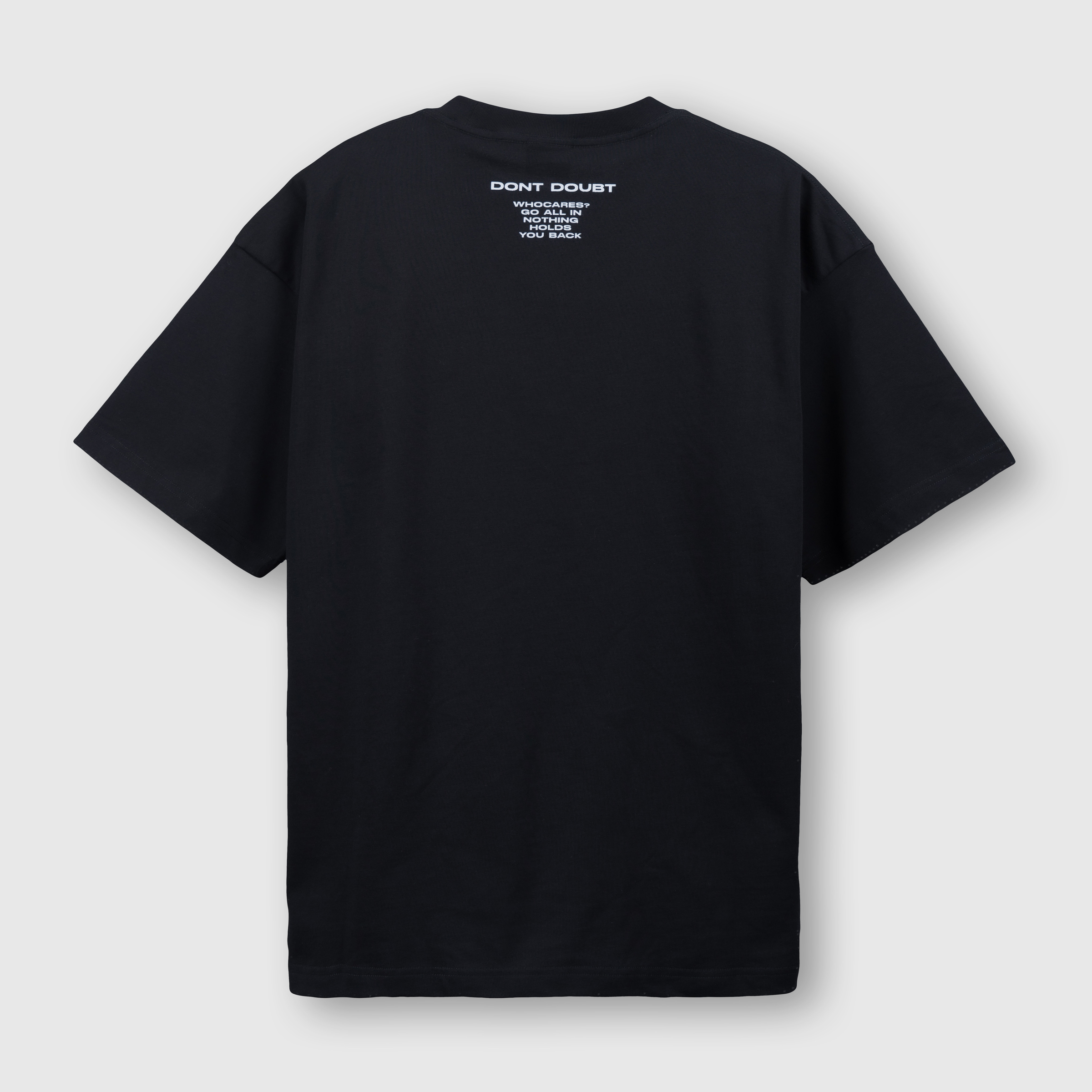 All In Embroidery Tee (Black) Back
