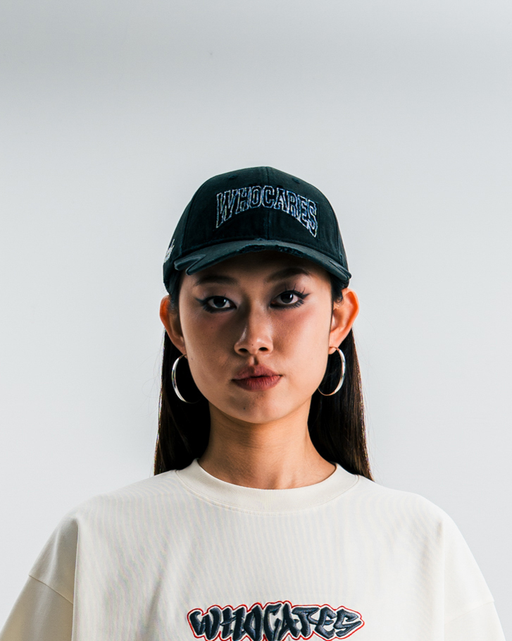 Distressed logo Cap Lookbook-3