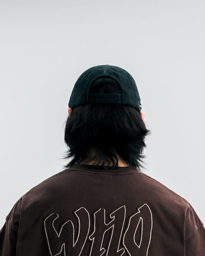 Distressed logo Cap Lookbook-2