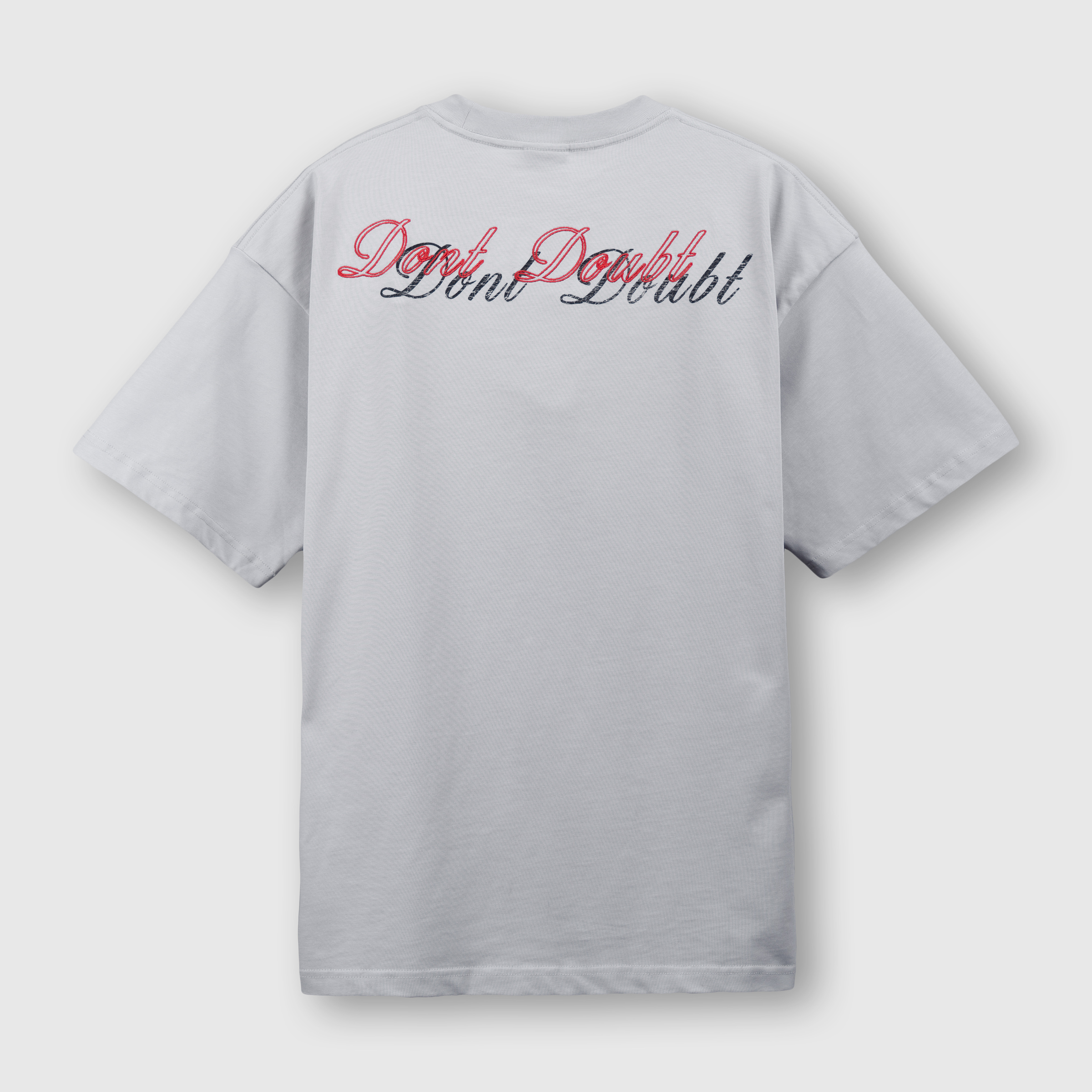 DD Varsity Tee (Light Grey) Back