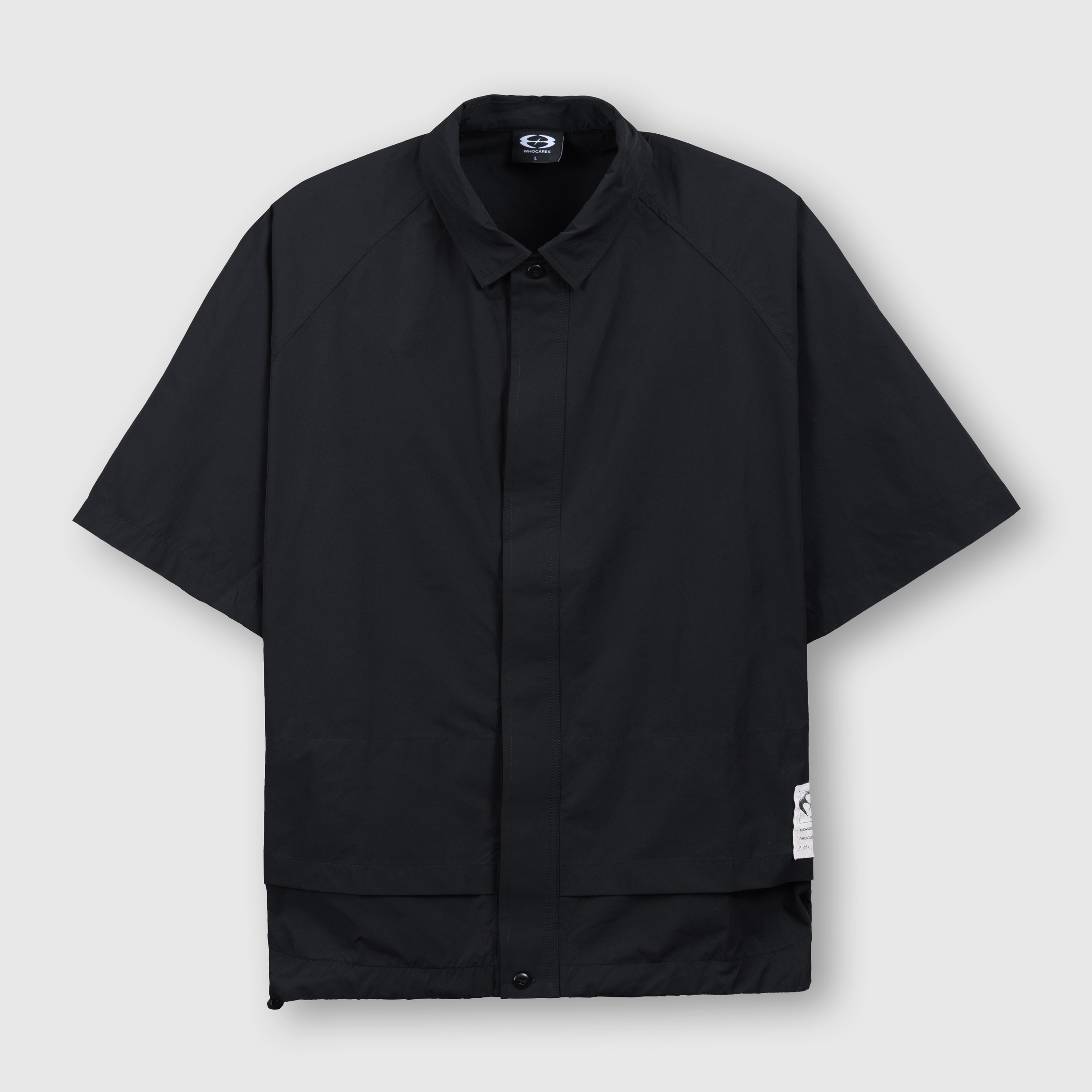 ID Patch Shirt (Black) Front