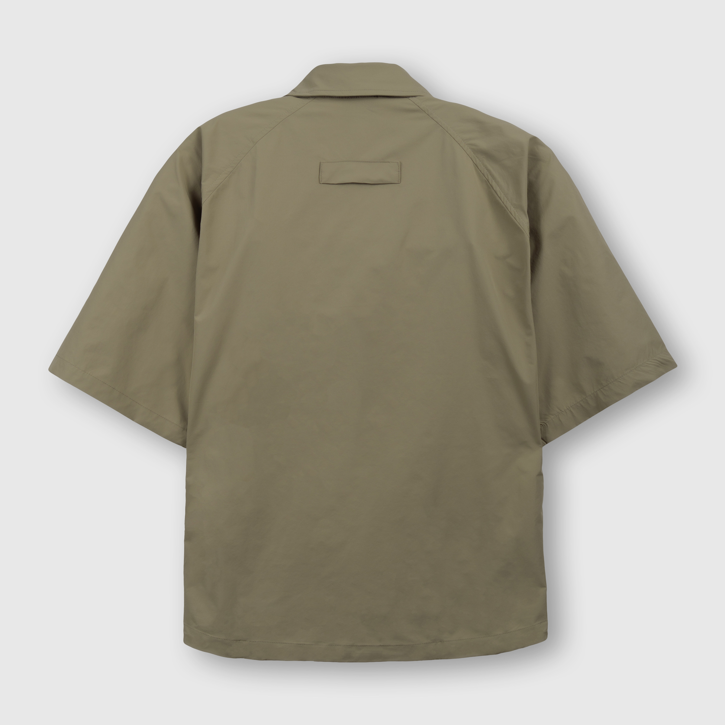 ID Patch Shirt (Khaki) Back