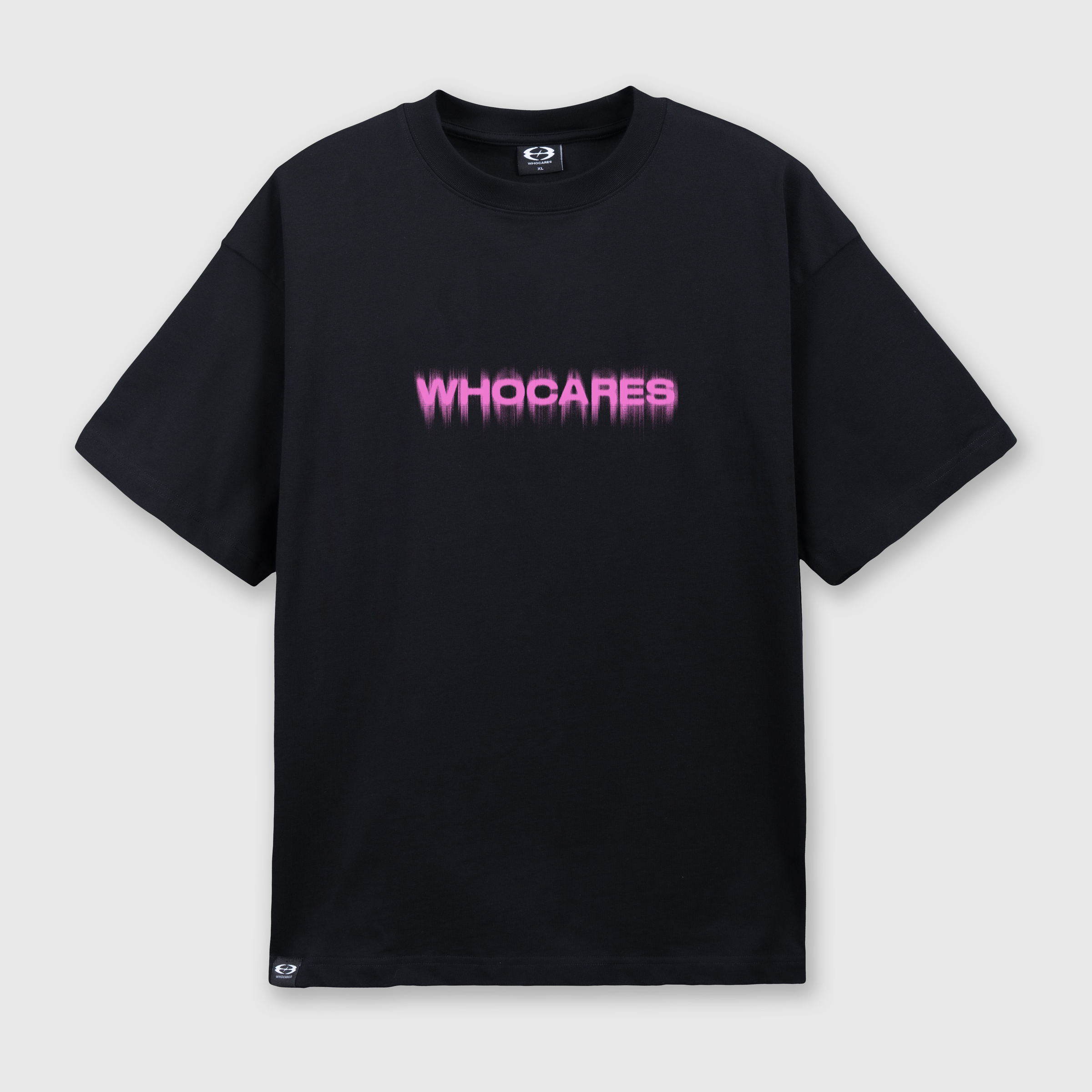 Static Motion Tee (Black Pink) Front