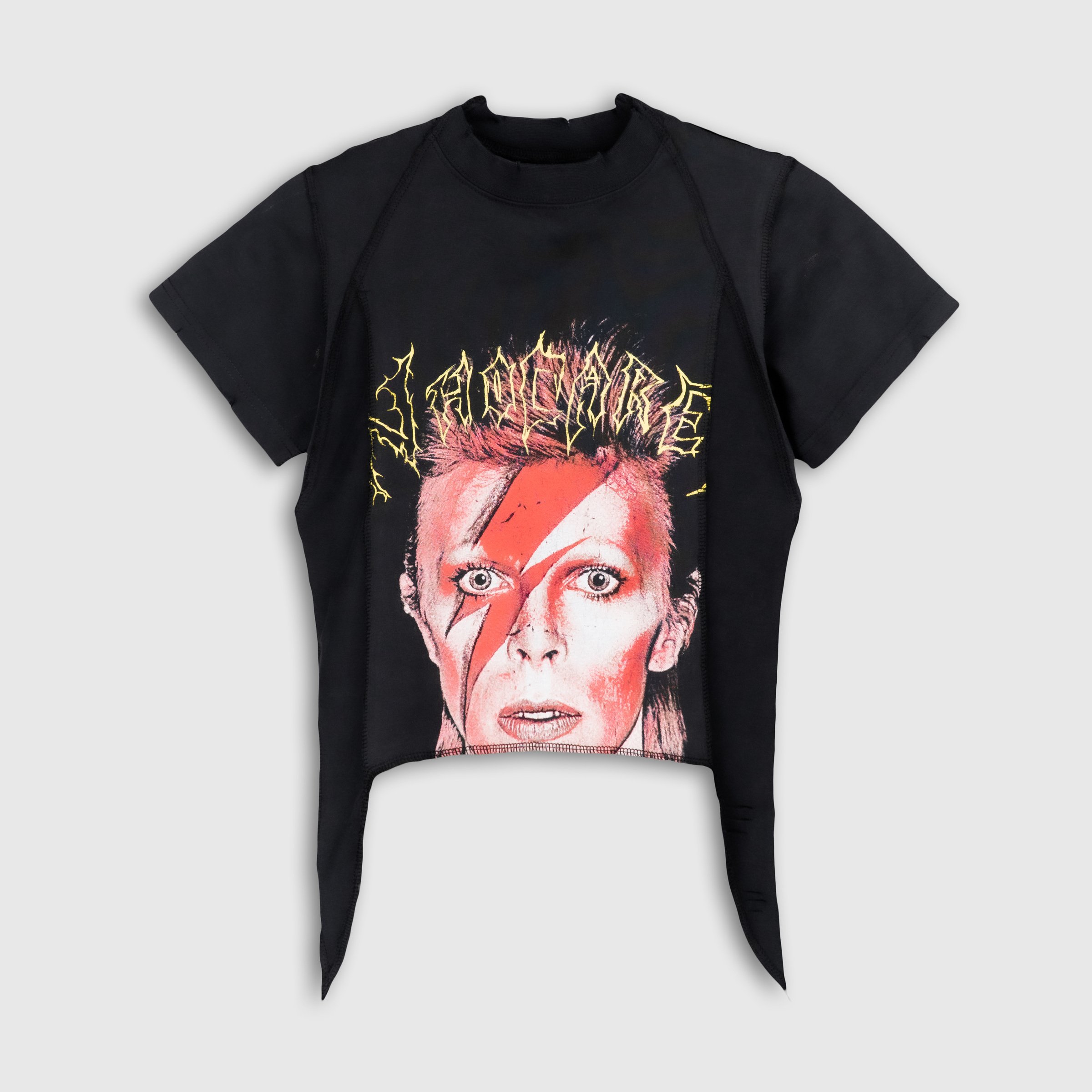 High Voltage Crop Top Tee Front