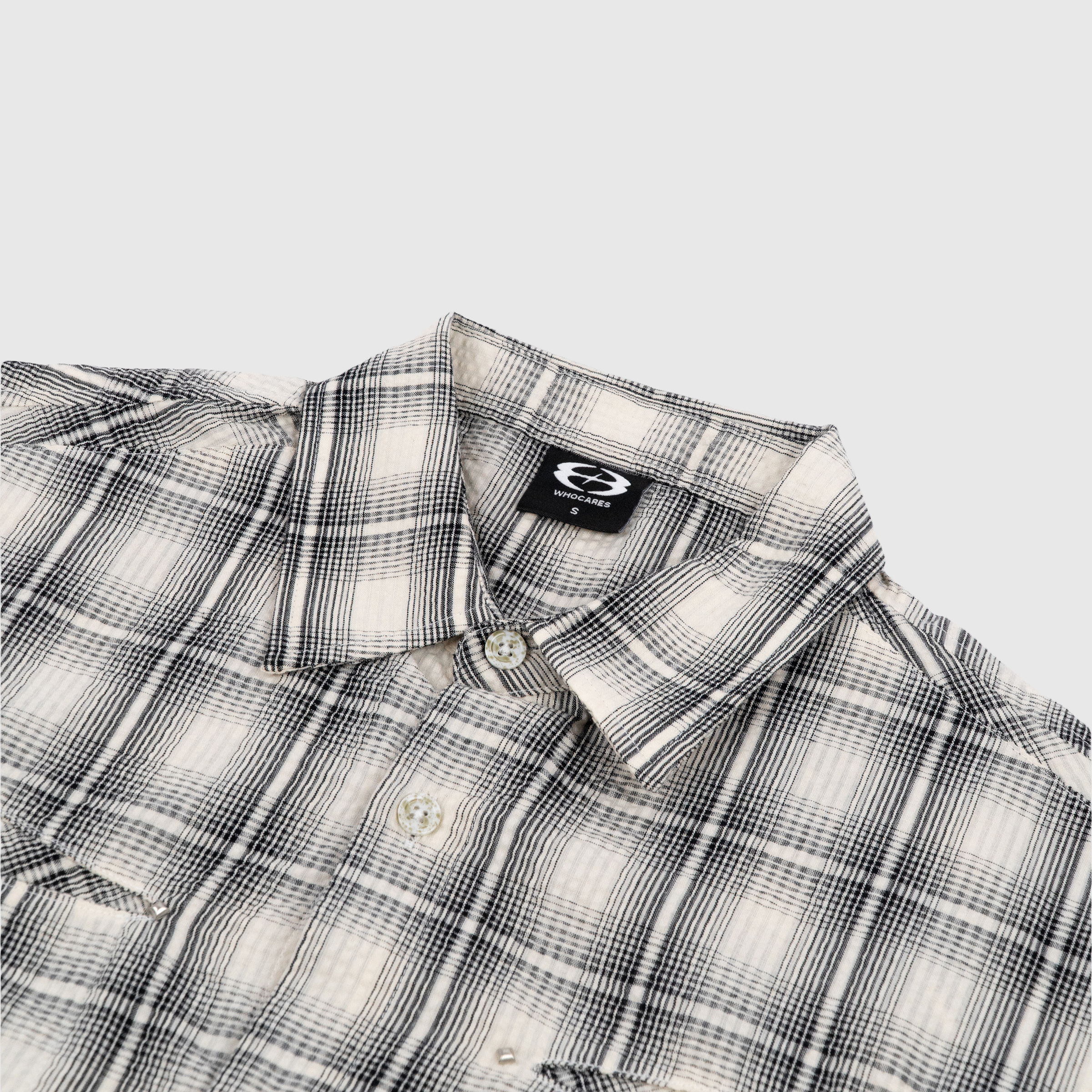 NR Flannel Shirt (White)_CL01