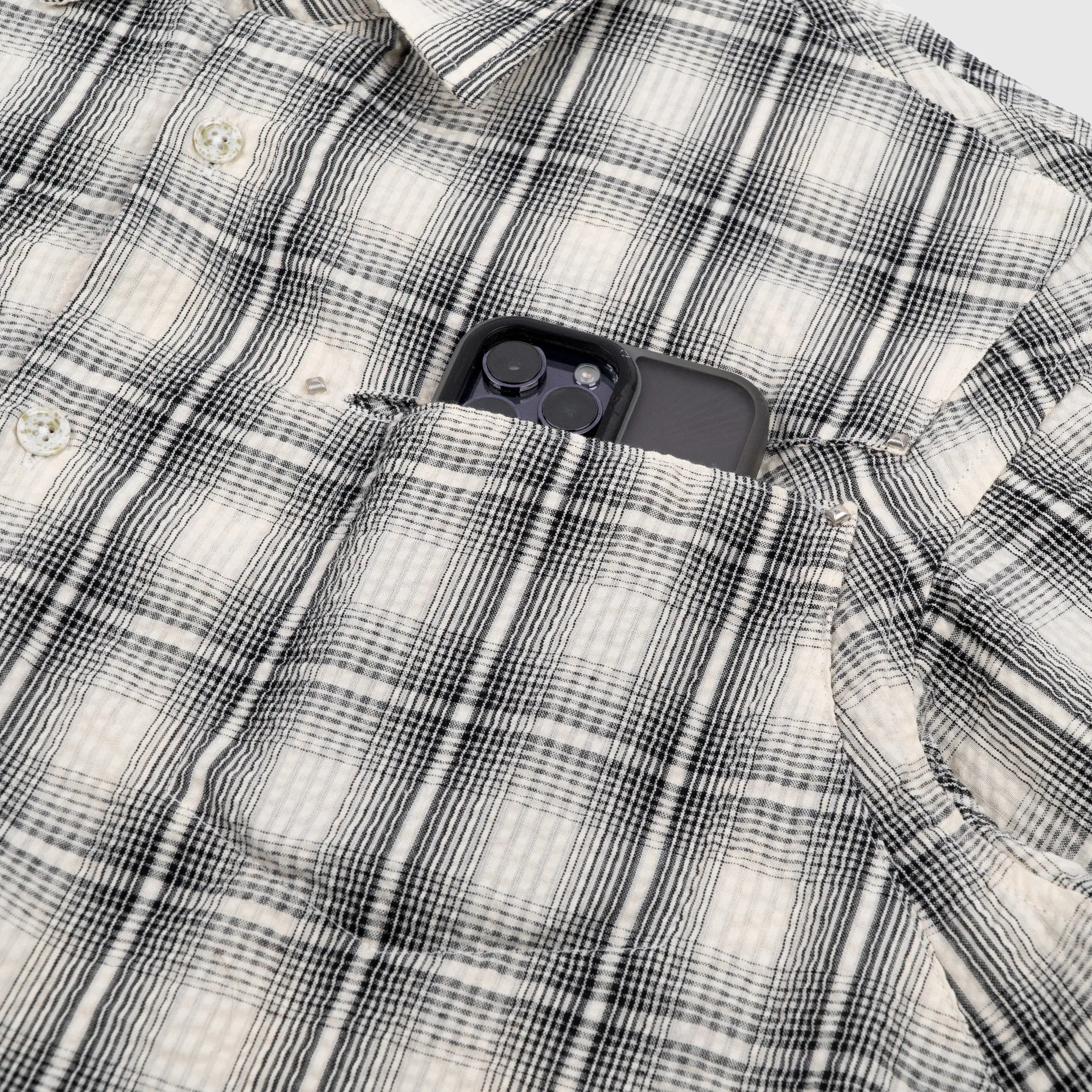 NR Flannel Shirt (White)_CL02