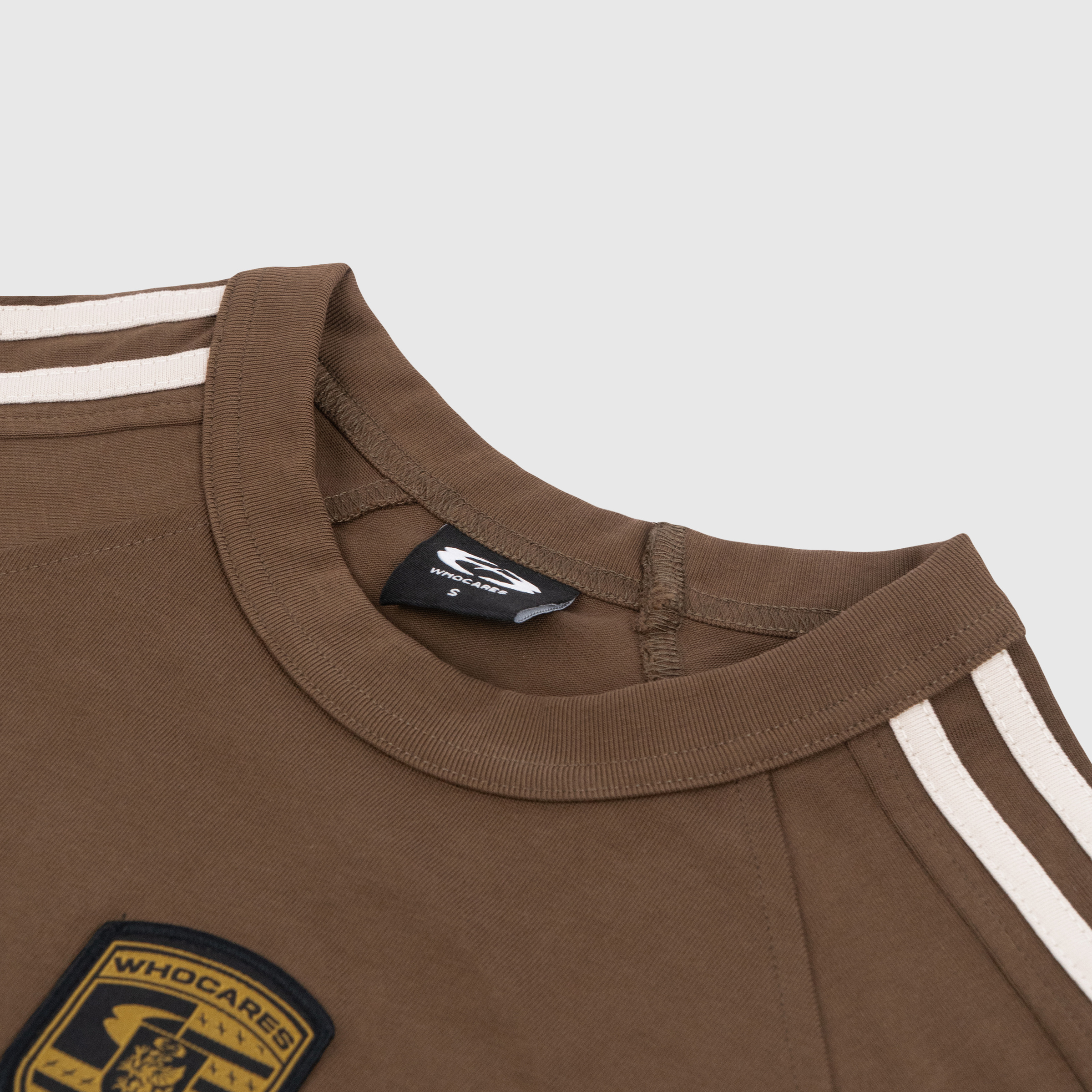 Distorted Logo Tee (Brown)_CL01