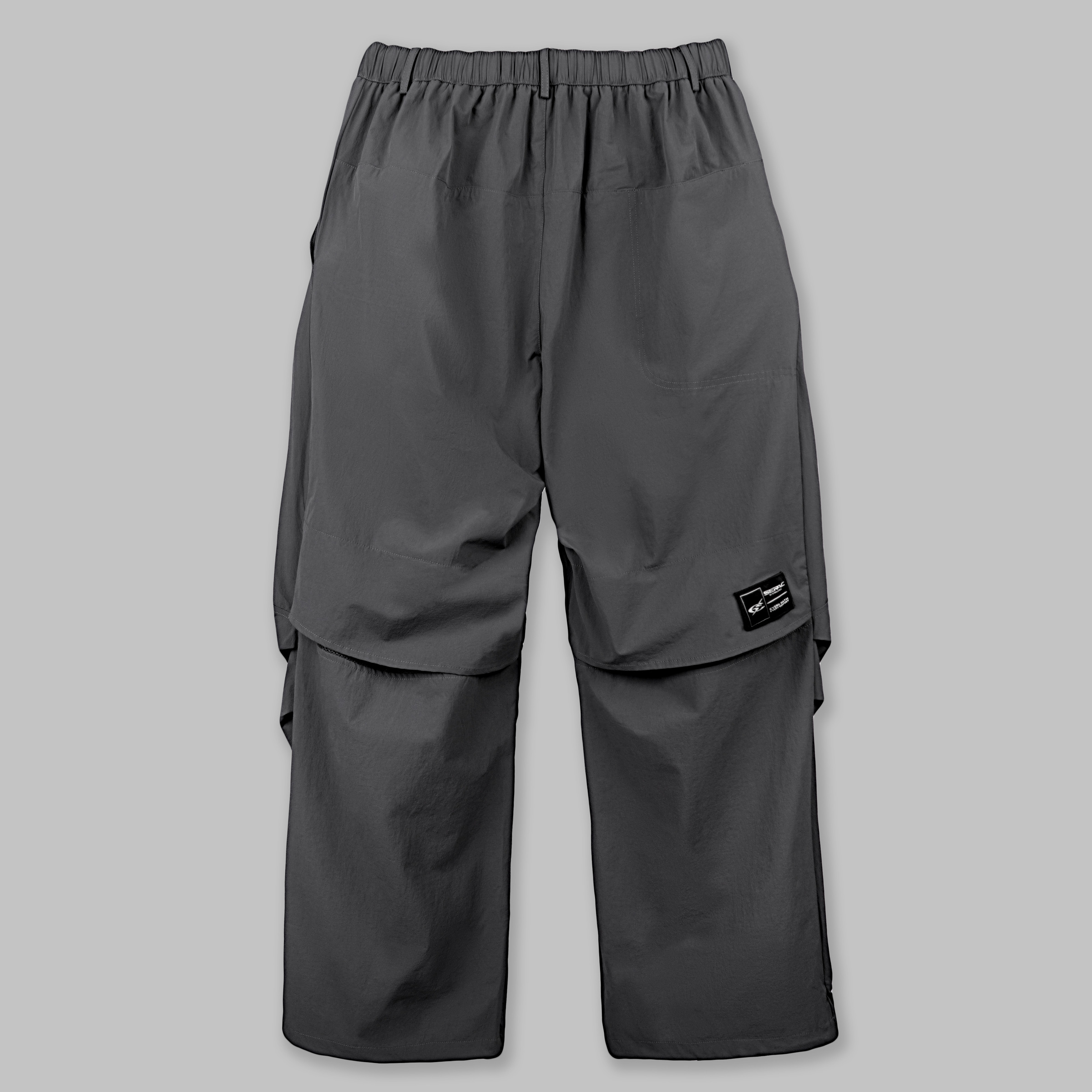 Pleats Curve Pants Back