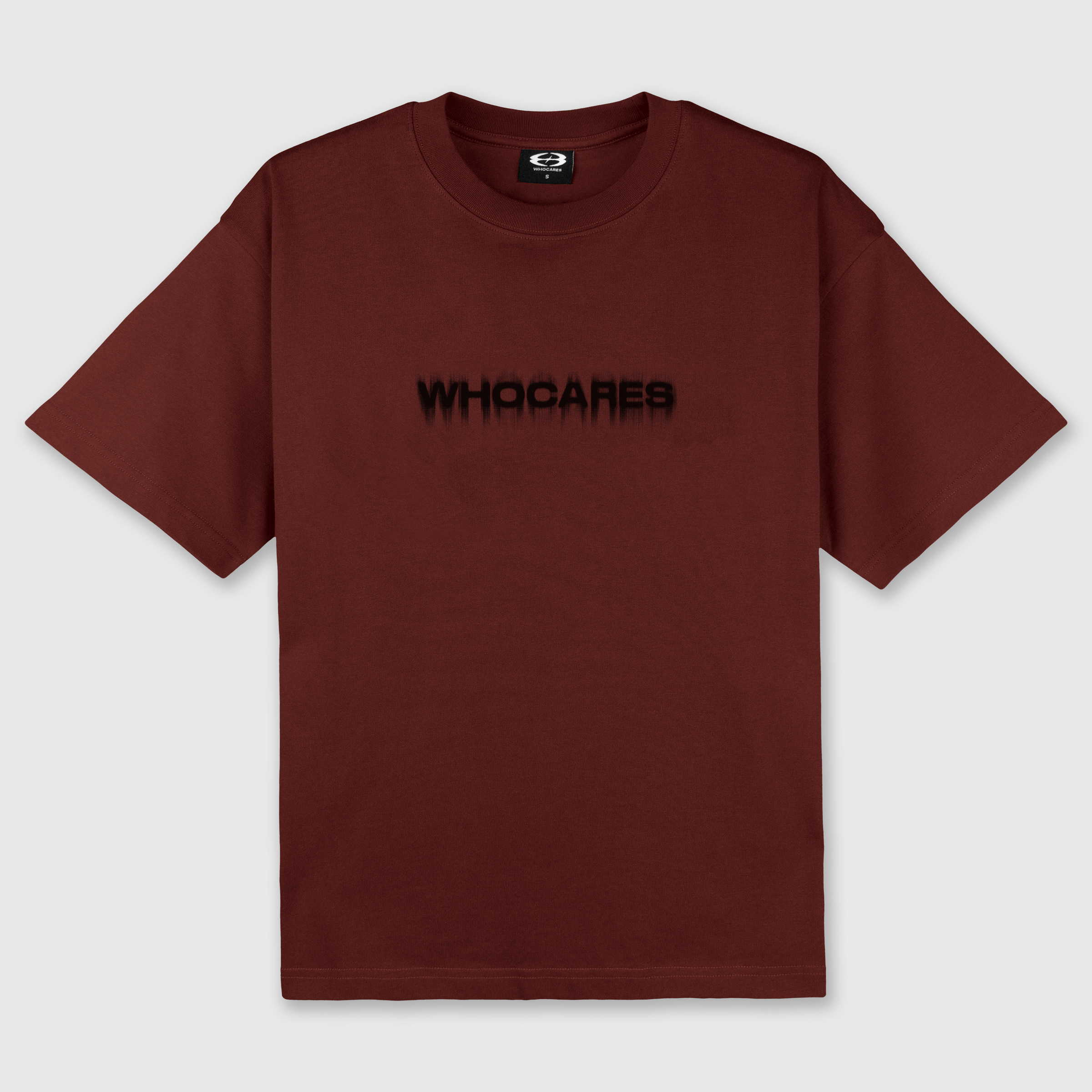 Static Motion Tee (Maroon) Front