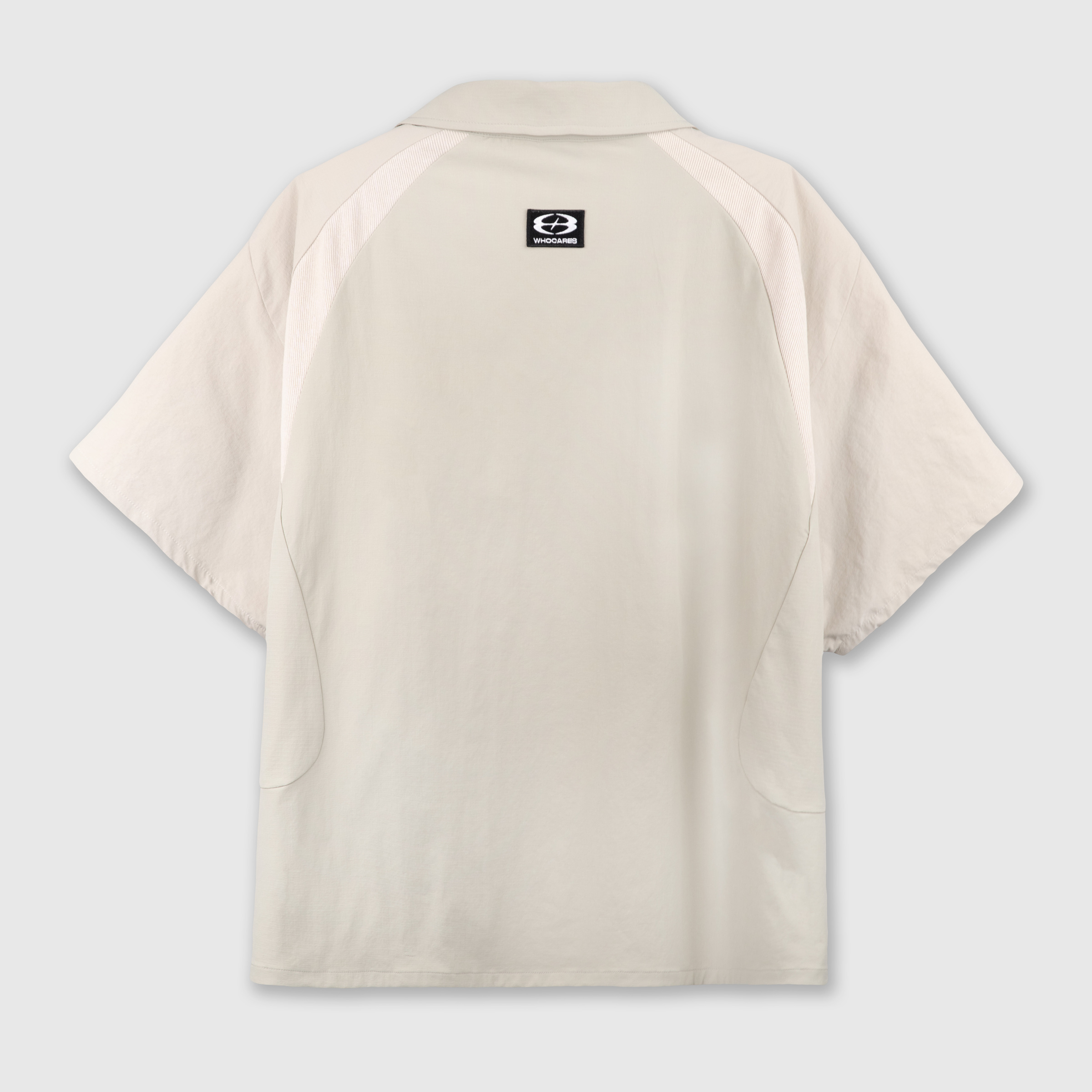 U8 Boxy Shirt (Khaki) Back
