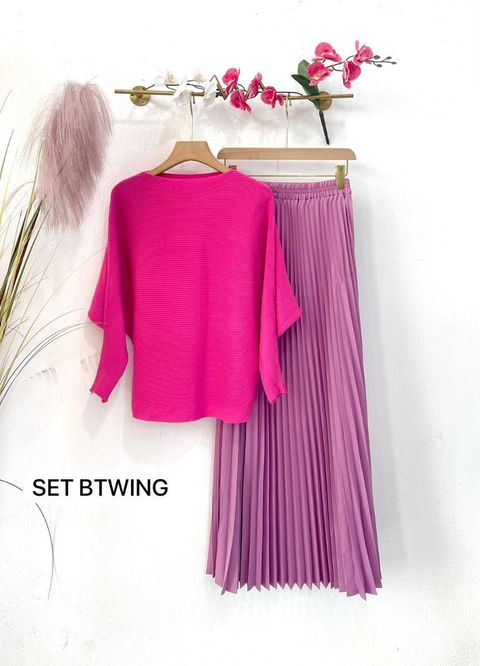Set BTWing - purple pink