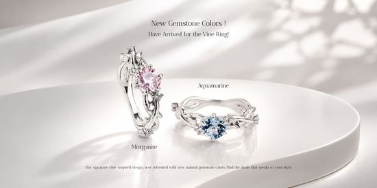 New Gemstone Colors Have Arrived for the Vine Ring! | AXORA JEWELLERY