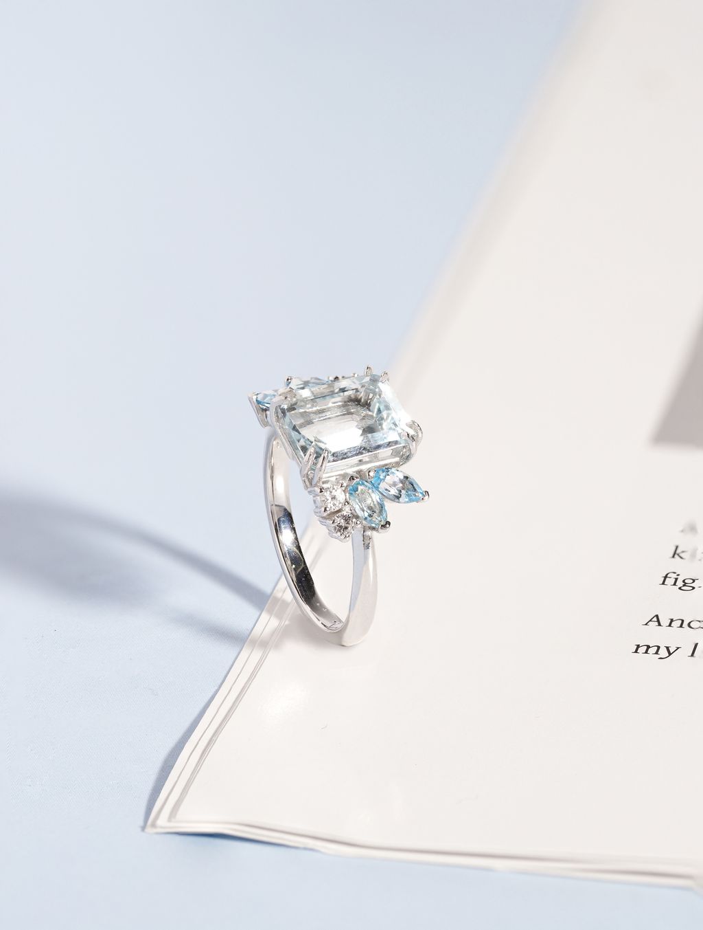 Aquamarine ring