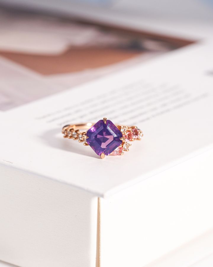 garnet axora ring