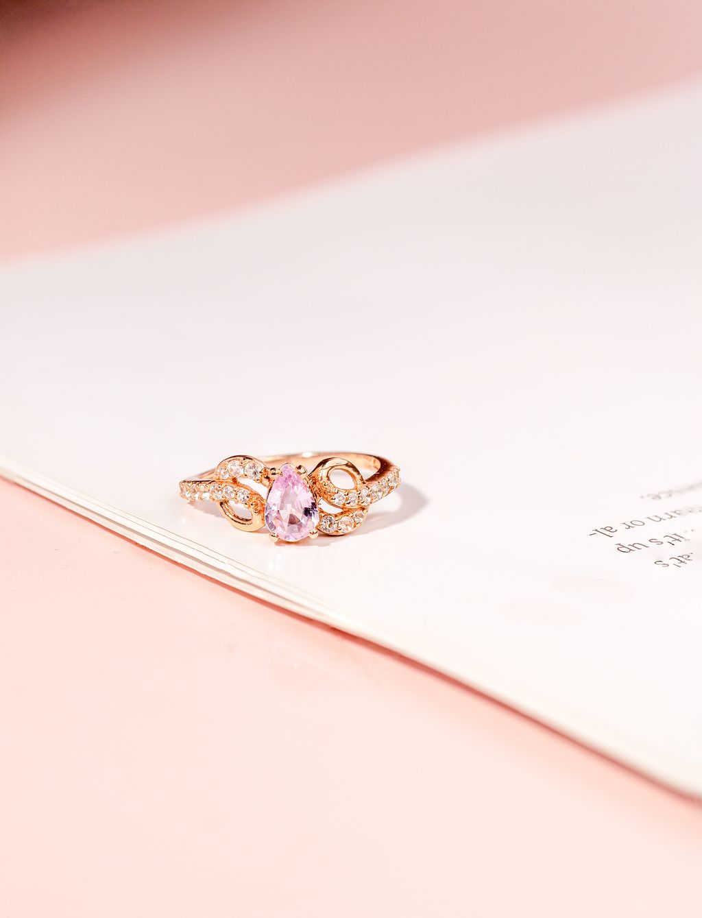 pink sapphire ring axora