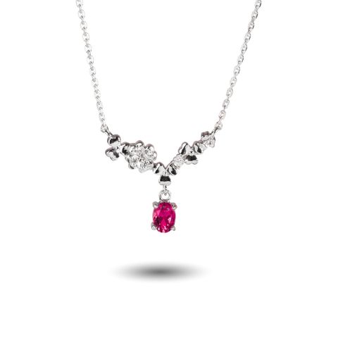 clover Ruby necklace