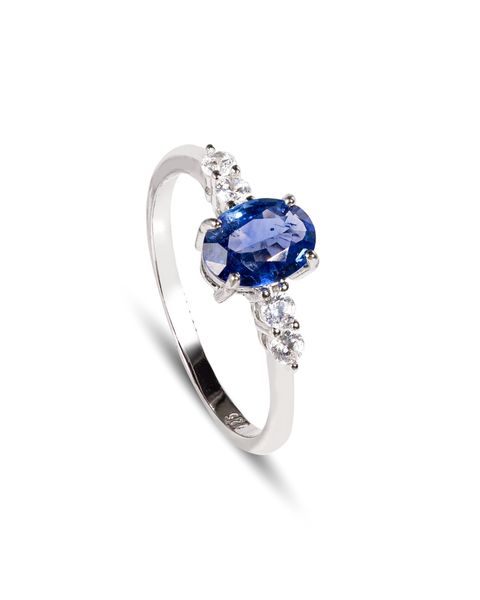 Jazz ring blue sapp wbg