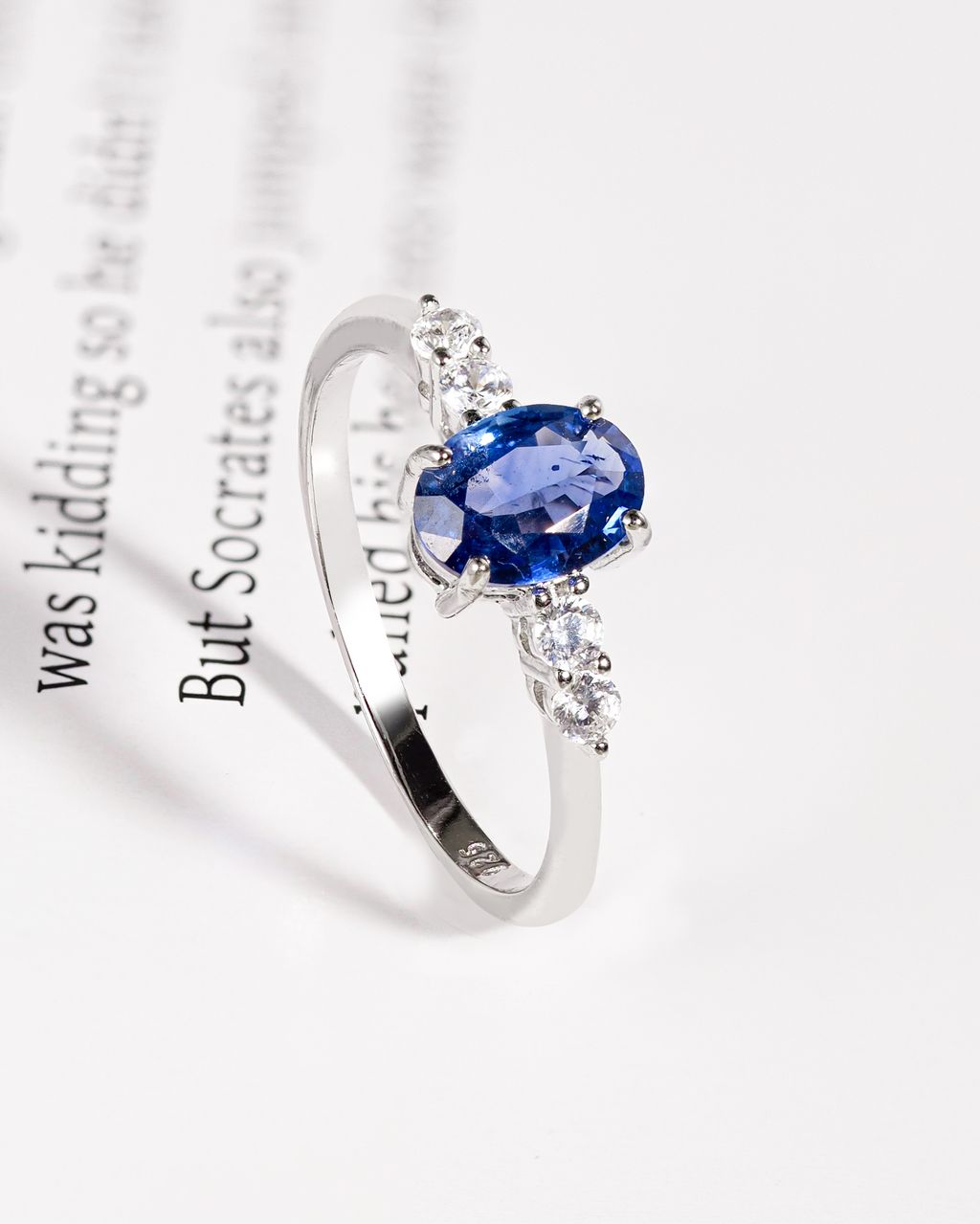 Jazz ring blue sapp