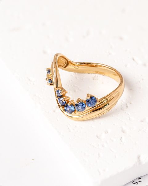blue wave ring