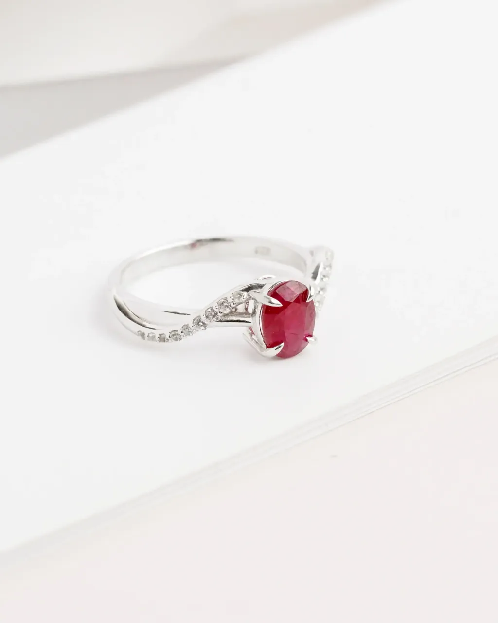 AXORA Swirl Ruby Solitaire Ring_11zon