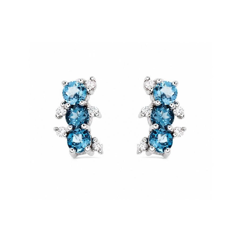 Blue topaz earrings