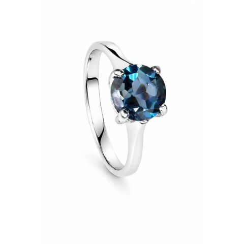 London blue topaz ring