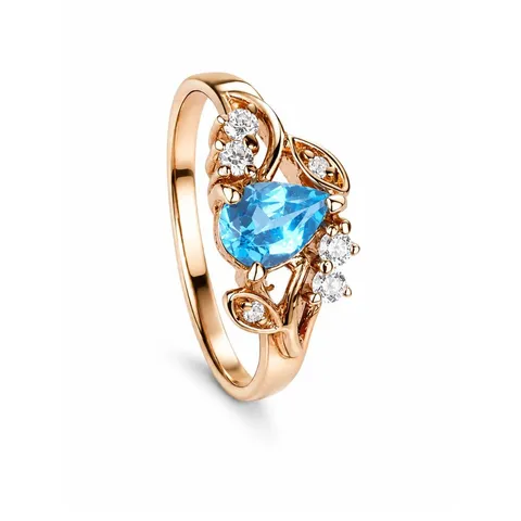 blue topaz ring