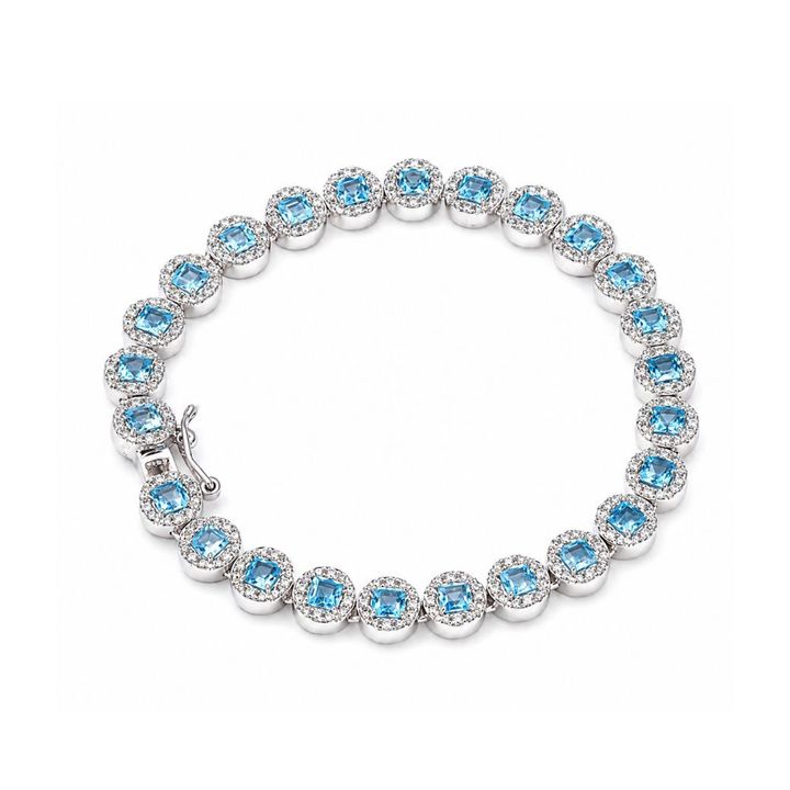 blue topaz braclet