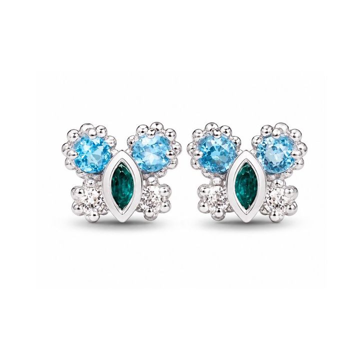 blue topaz earrings