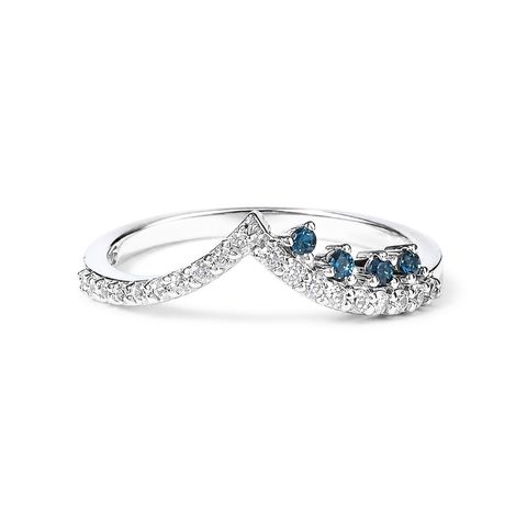 Blue topaz ring