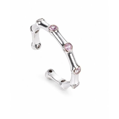 แหวน Bamboo band พลอย Pink Sapphires