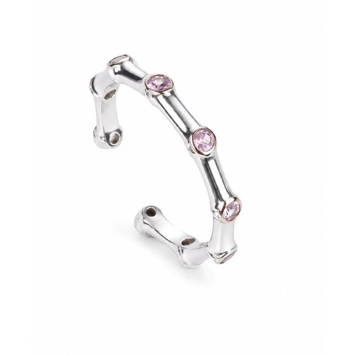 แหวน Bamboo band พลอย Pink Sapphires