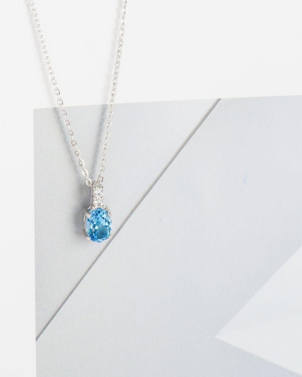 Blue topaz necklace 3