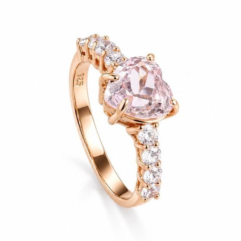 แหวนหัวใจkunzite