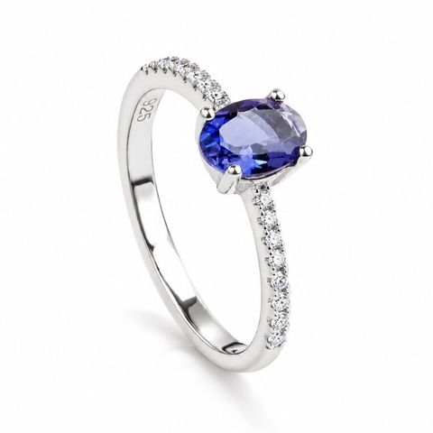 Iolite ring