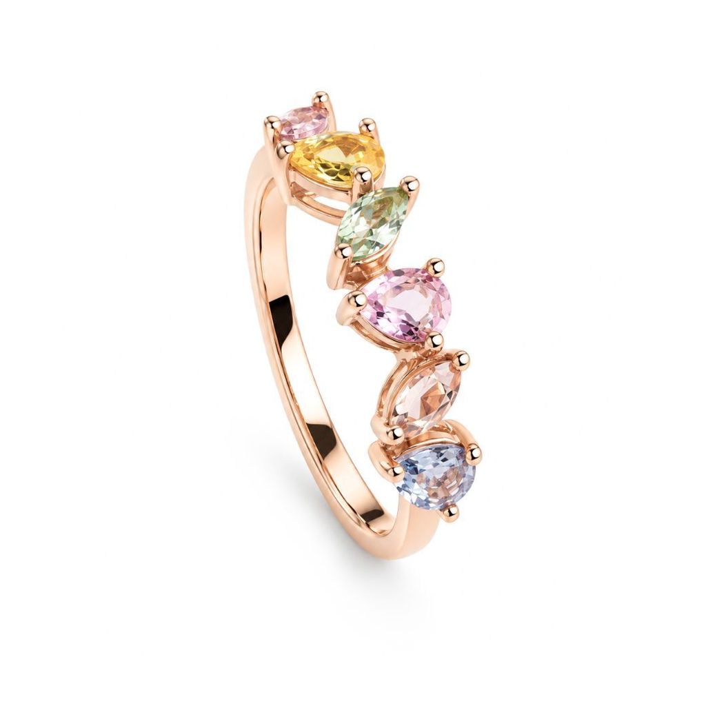tourmaline sapphire band ring