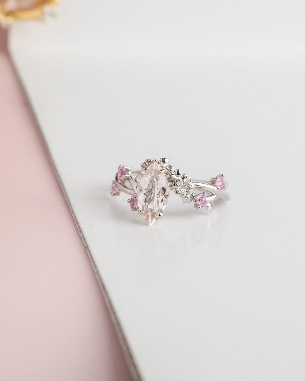 clover topaz ring