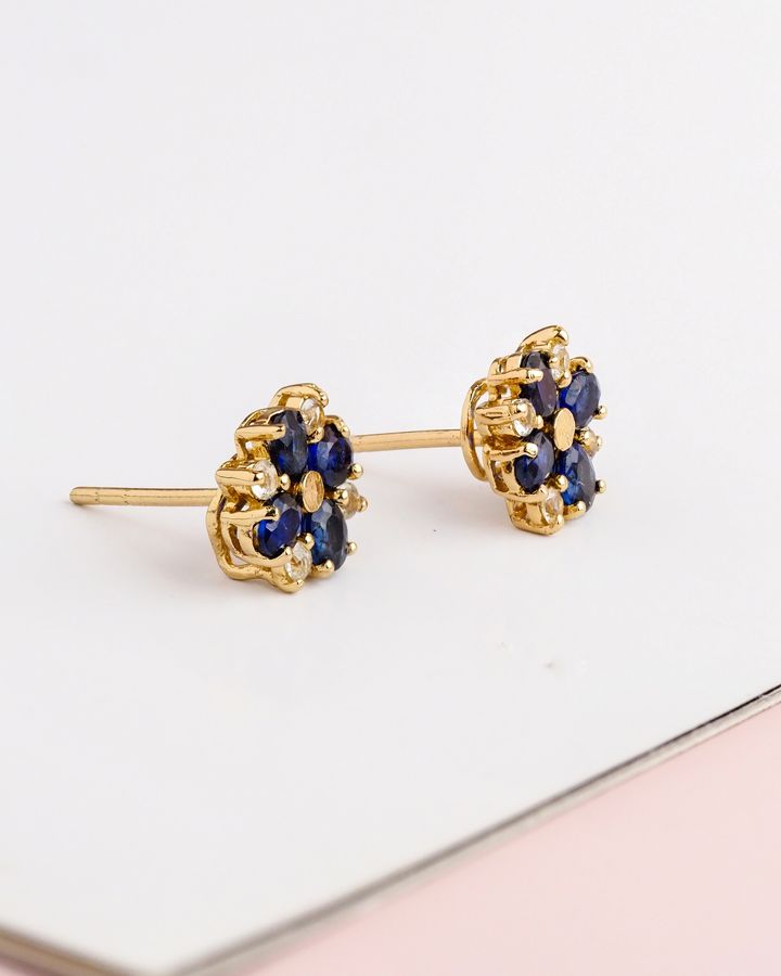 AXORA blue sapphire earrings