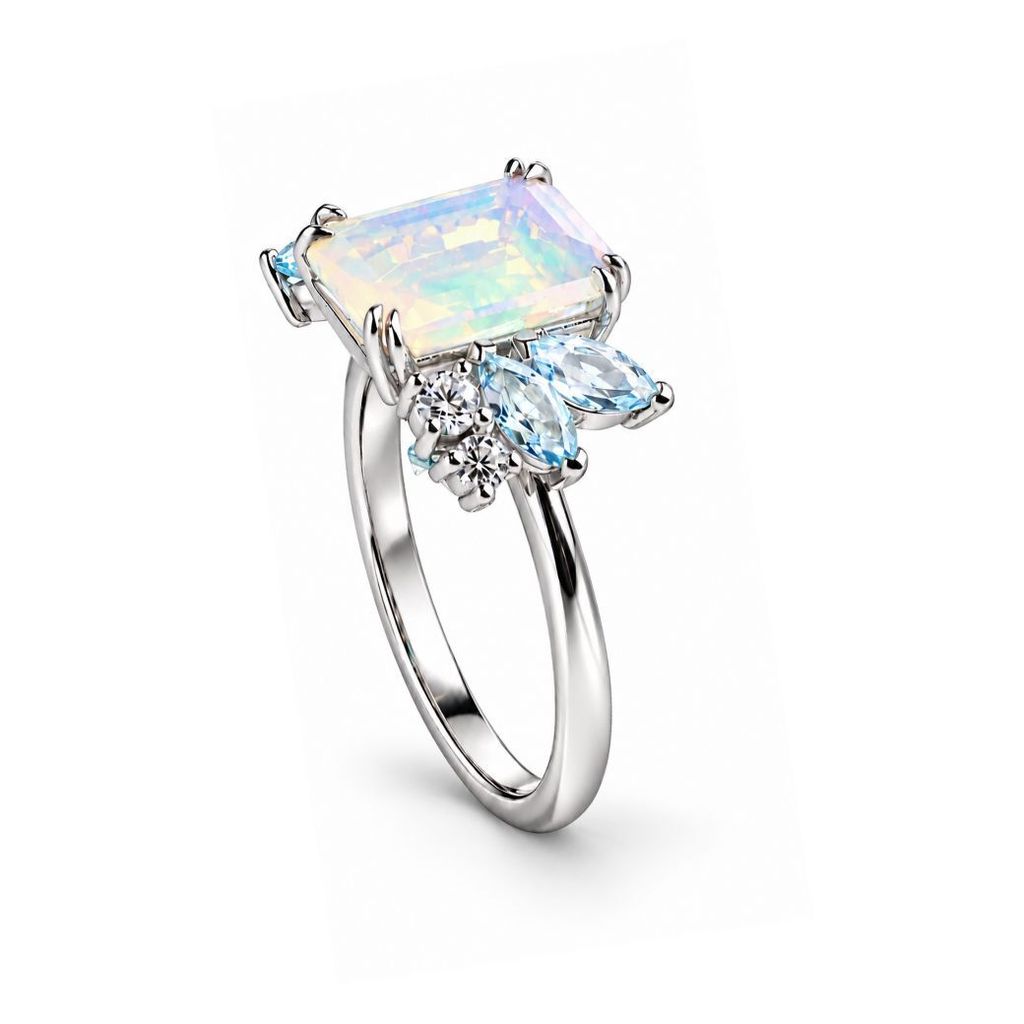 Ethiopia opal ring