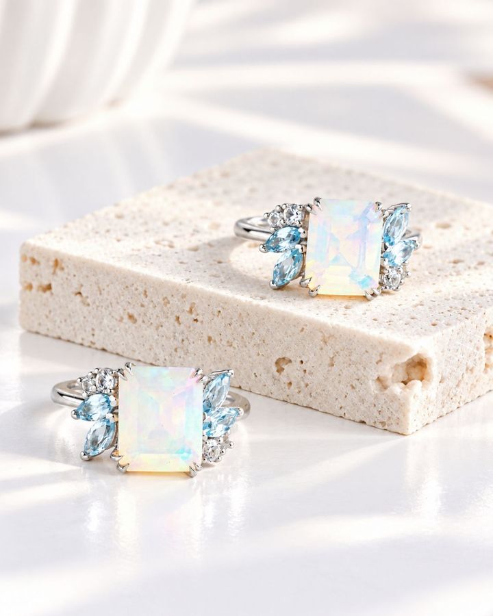 Ethiopia opal ring