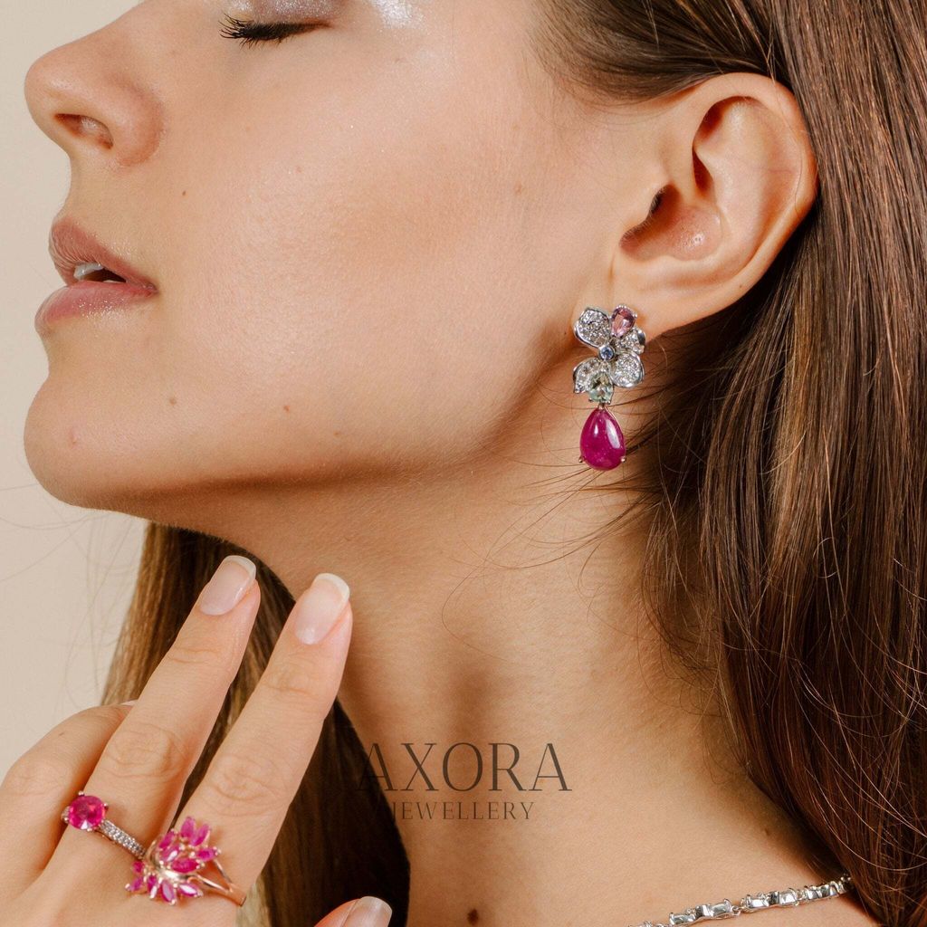 dew-pink-tourmaline-with-ruby-earring-689314