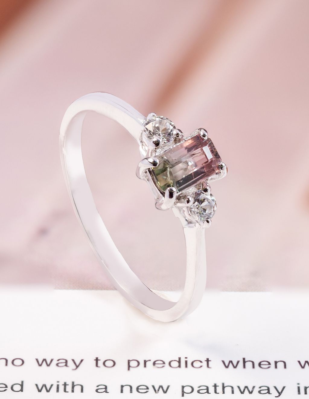 trilogy-ring-cathy-แหวนทัวร์มาลีนแตงโม axora jewellery