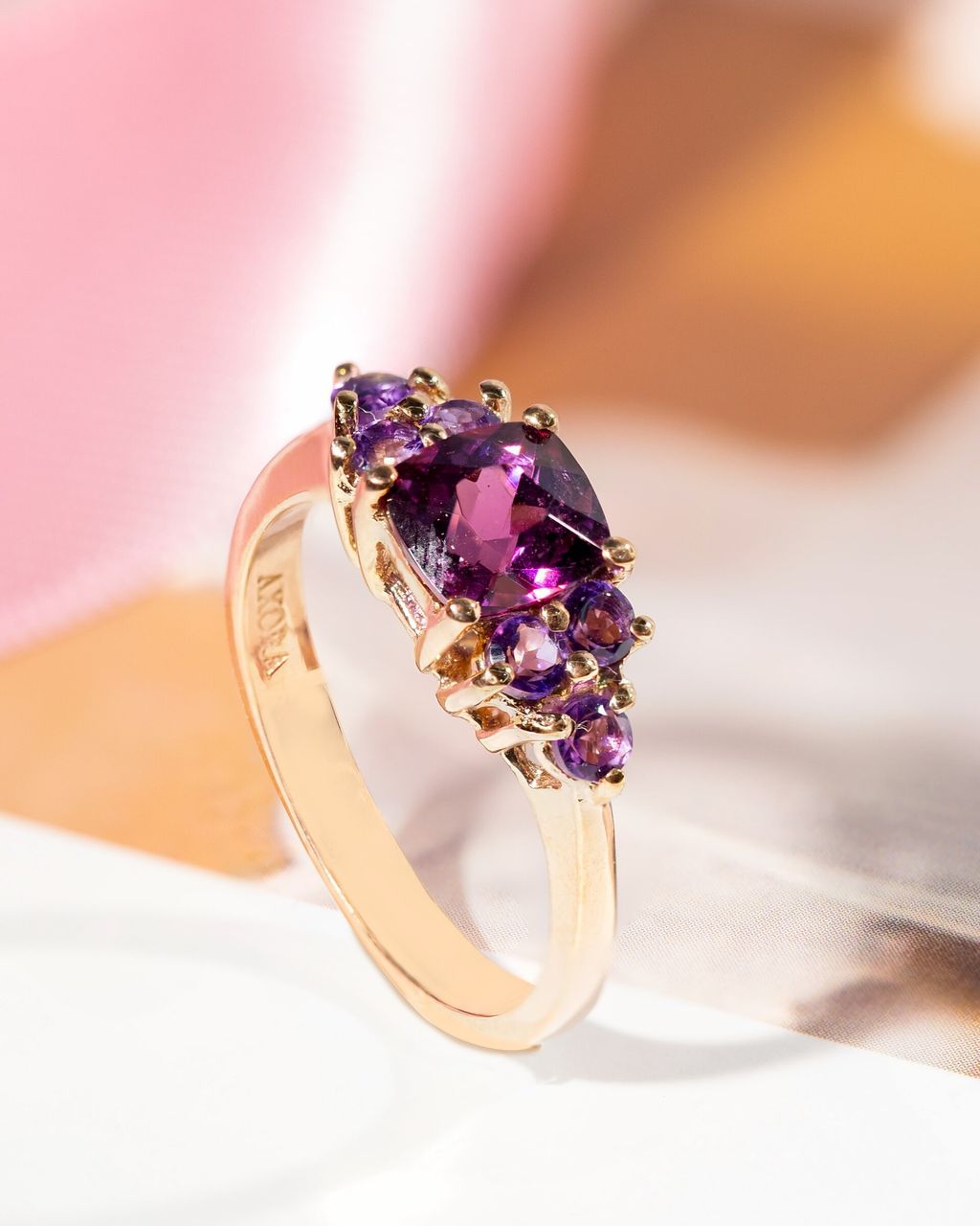 Axora Jewellery Rhodolite ring