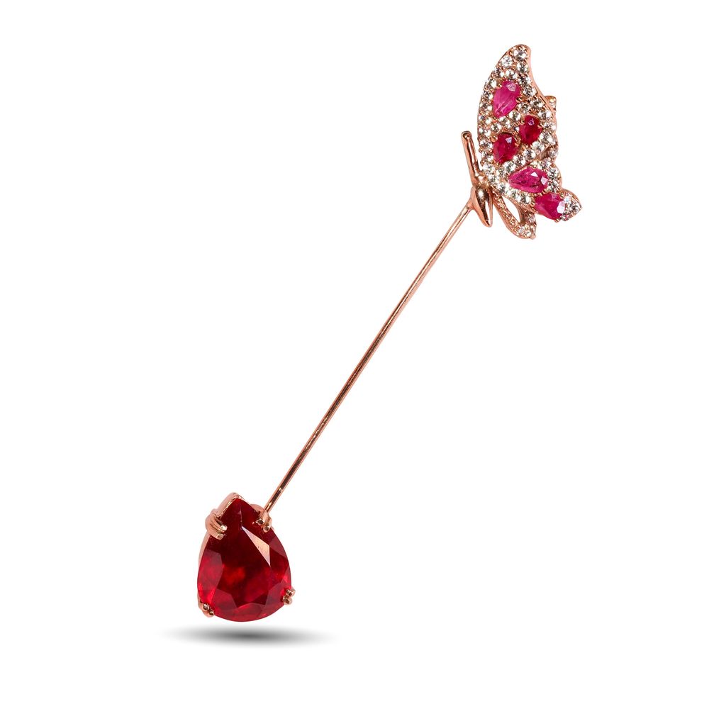 Ruby Brooch