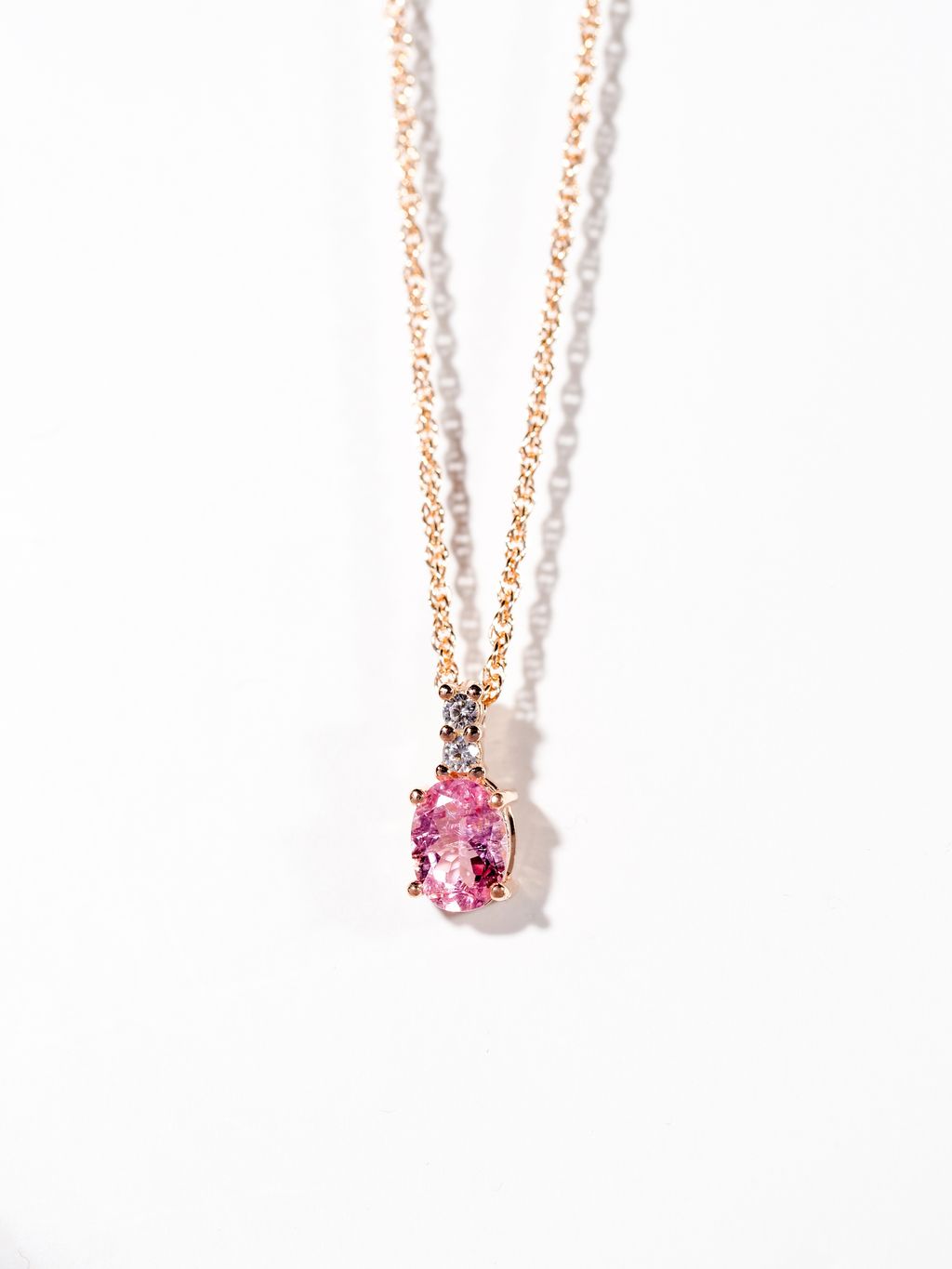 Tourmaline pink necklace