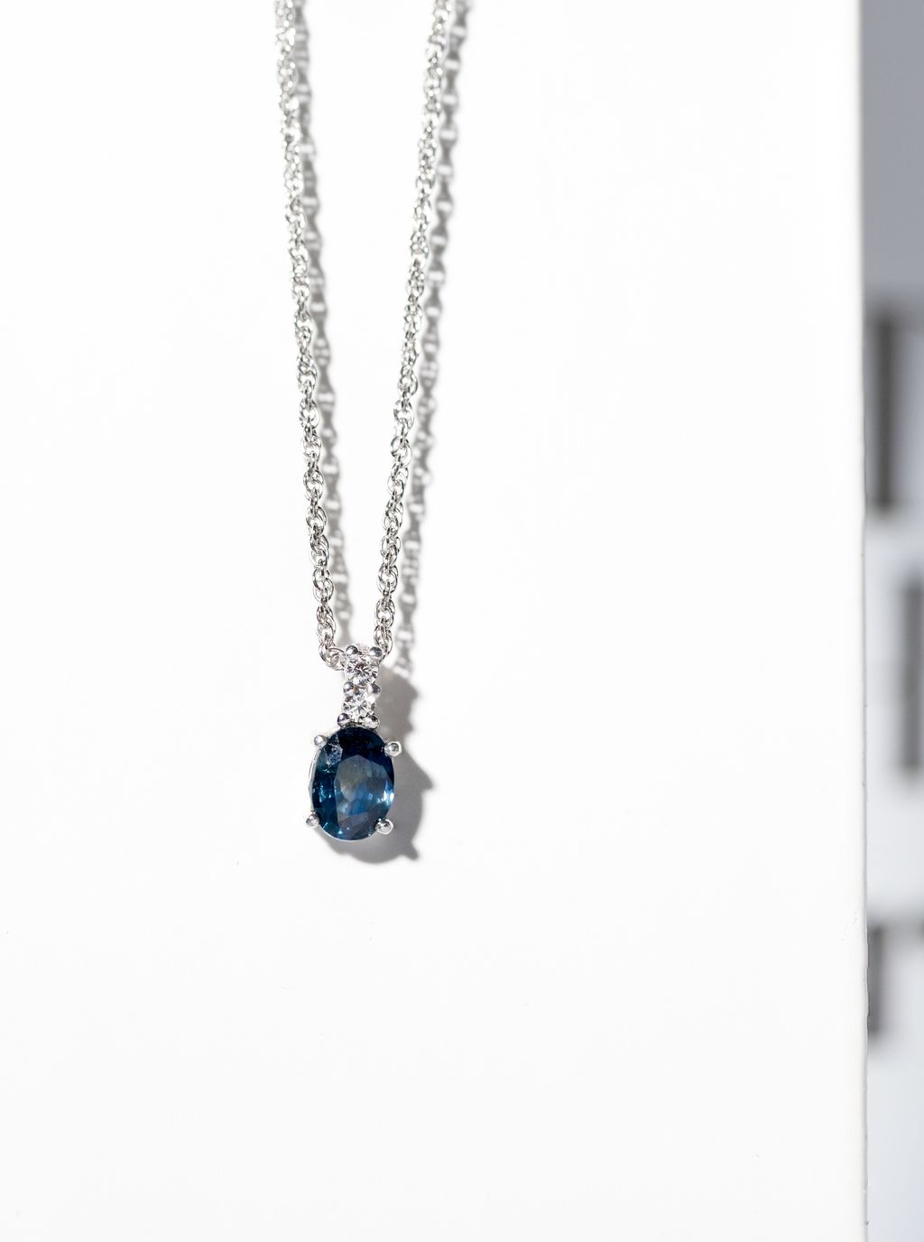 Blue sapphire necklace 5