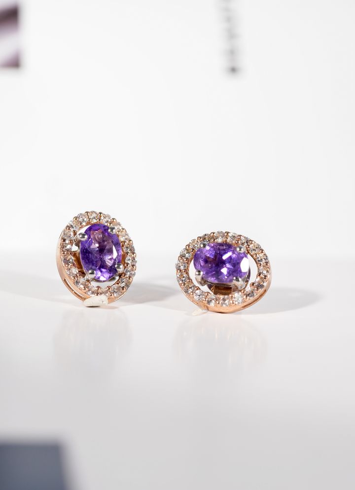 Amethyst Earrings 2